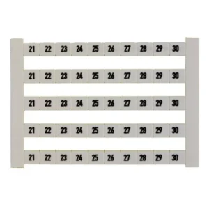 Weidmuller FWZ Terminal Block Marker 5mm 21-30