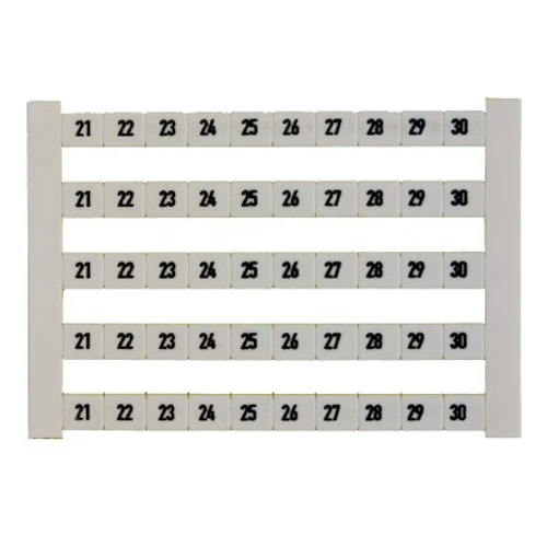 Weidmuller FWZ Terminal Block Marker 5mm 21-30 - Image 2