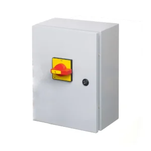 Newlec Switch Discconector Rotary 6 Pole+Auxillary 20A IP65 Moulded