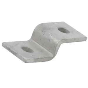 Newlec Channel Support Z Type Fixing Bracket Hot Dipped Galvanised for 41 x 21mm Channel