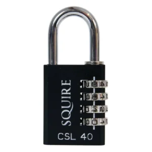 RSS (Rexel Site Supplies) 38mm Body Combination Weatherproof Die Cast Combination Padlock With 6.35mm Shackle