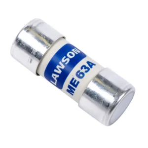 Niglon Fuse Type Me 63A 415V 57 x 22.23mm Miniature Ceramic Cartridge