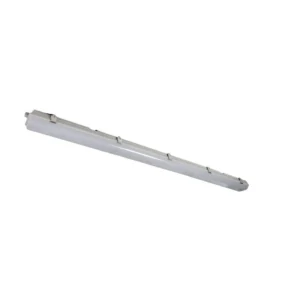 Steeple STLEDAC5FTSI 5ft Single 28W LED Batten Fitting Corrosion Proof IP65 4000K Grey