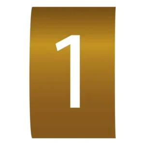 Newlec Cable Marker Refill Pack '1' up to 5.0mm White on Brown