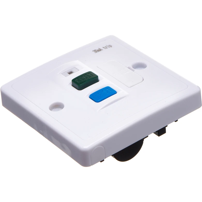 Europa Outlet Fused Single RCD Spur 13A