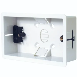 Niglon Dry Lining Box Surface Fast Fix 2 Gang 35mm White