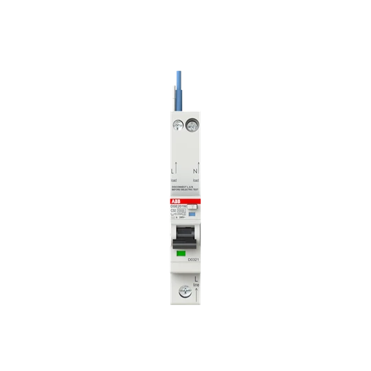 ABB 32A 30mA 10/15kA DSE201M Single Pole + Neutral Class A Type B RCBO - Image 3
