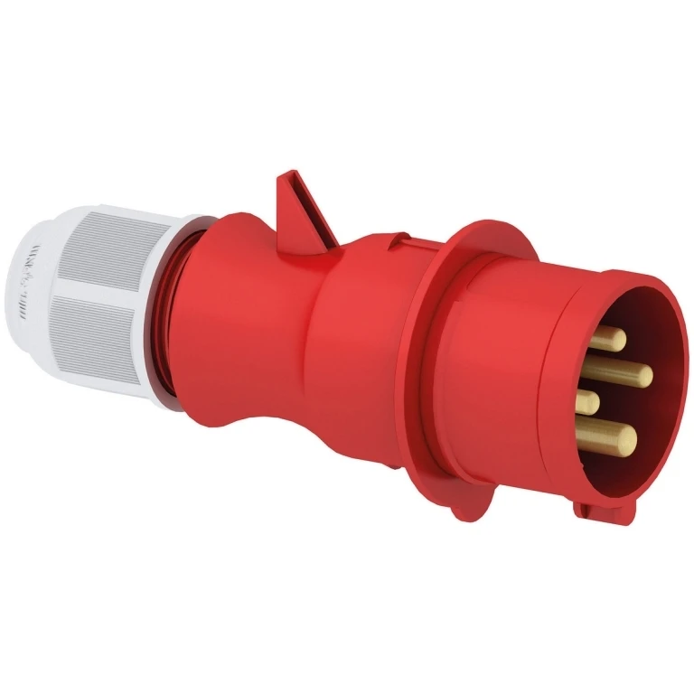 CEENorm Plug 16A 400V 4 Pole IP44