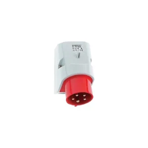 CEENorm Appliance Inlet Surface 3P+N+E IP44 32A 415V Red