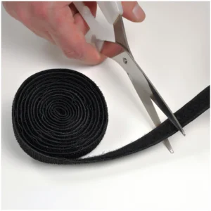 D-Line Cable Tidy Hook & Loop Band 1.2m Black Reusable