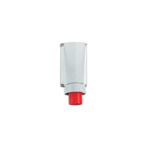 CEENorm Appliance Inlet Surface Triple Pole Neutral+Earth IP67 125A 415V Red
