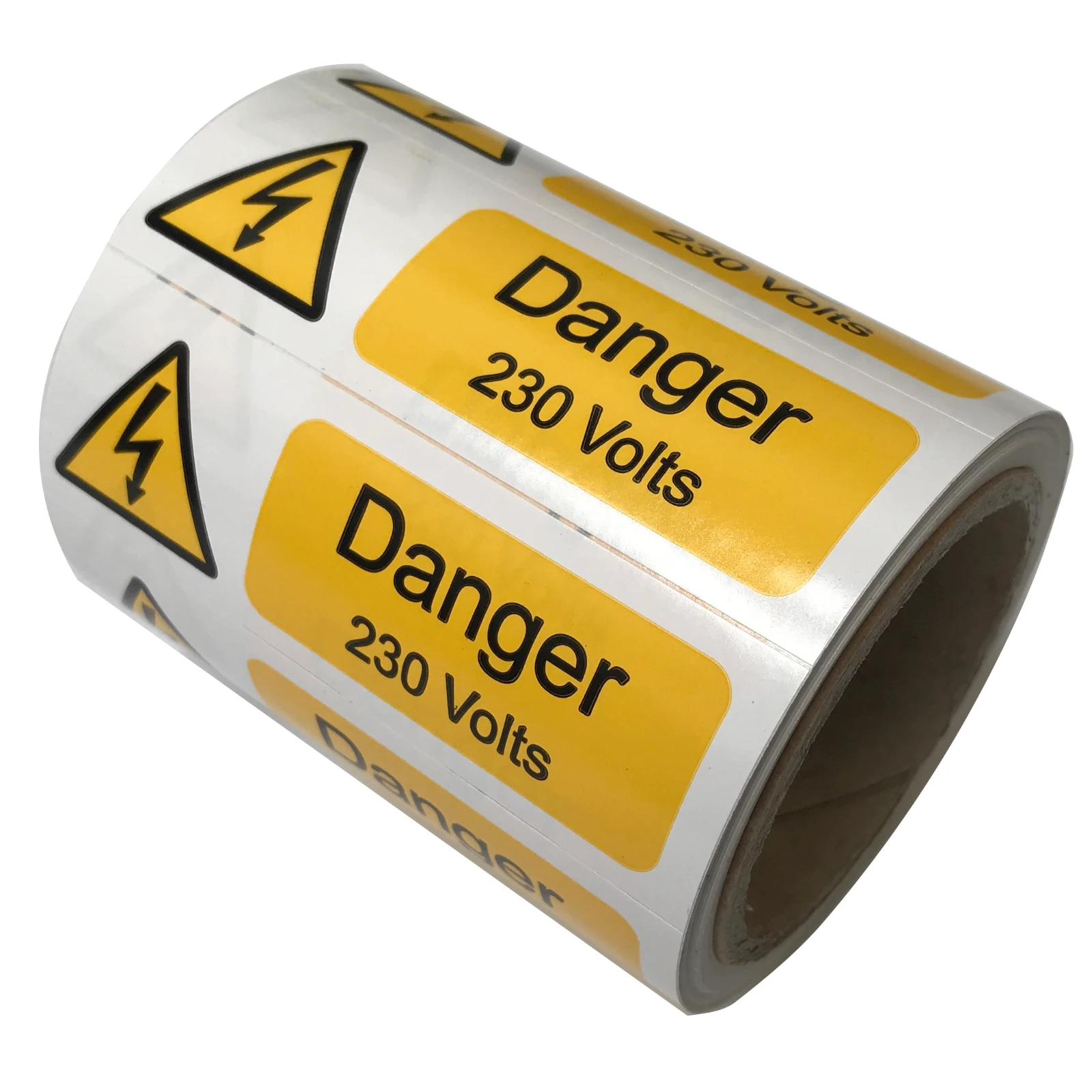 Industrial Signs Danger 230 Volts S/A Vinyl on a Roll 75 x 25mm - Image 2