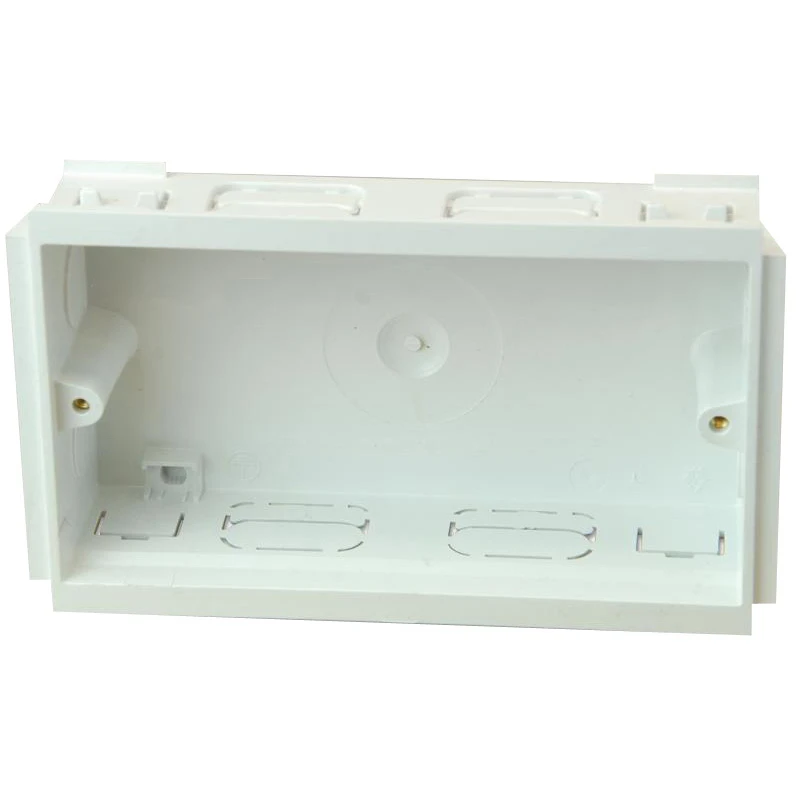 MK Electric Outlet Box 2 Gang 35mm PVC-U White - Image 2