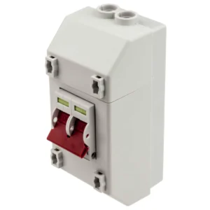 Wylex Isolator Switch Scottish Power Double Pole Metered Supply