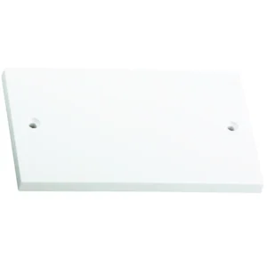 Megger 2 Gang Square Edged Blank Plate