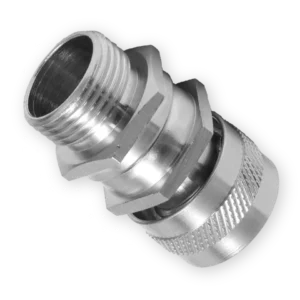 Flexicon 20mm Male Swivel Gland Nickel Plated Brass