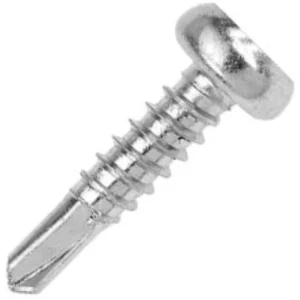 OSC Screw Metal Pan Head Self Drill 4.8 x 38mm Bright Zinc Plated 100Pk
