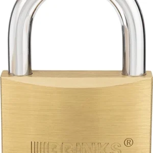 RSS (Rexel Site Supplies) 60mm Brass Padlock Hardened Steel Shackle