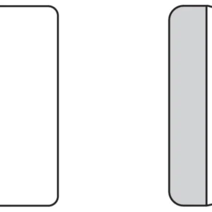 ASD Bulkhead LED Pris 4000K PIR IP65 8W 126X247X107mm Black Polycarbonate