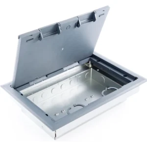 Marshall-Tufflex Floor Box Empty Plastic Lid + Trim Grey