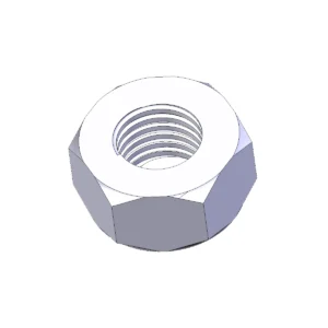 Newlec Hexagon Full Nut M8 Bright Zinc Plated Steel [Pack=100]