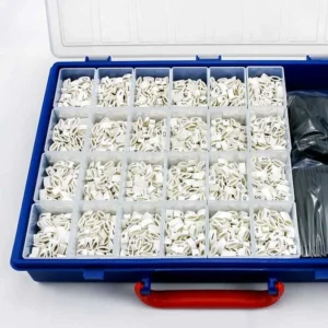 Cablecraft 24 Compartment Small Cablecraft K-Type Tie-On Cable Marker Kit - Black on White