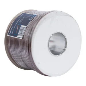 Newlec RG6 Satellite Cable 100 Metre Drum Brown [Pack=100]