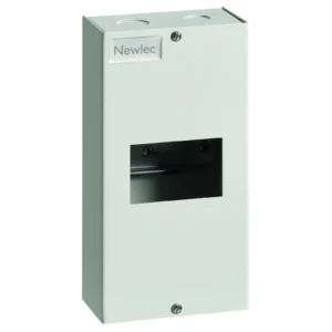 Newlec DIN Rail Enclosures 4 Module IP20 Metal