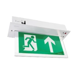 Channel Safety Systems Exit Sign Emergency LED Self Test Double Sided White Legend