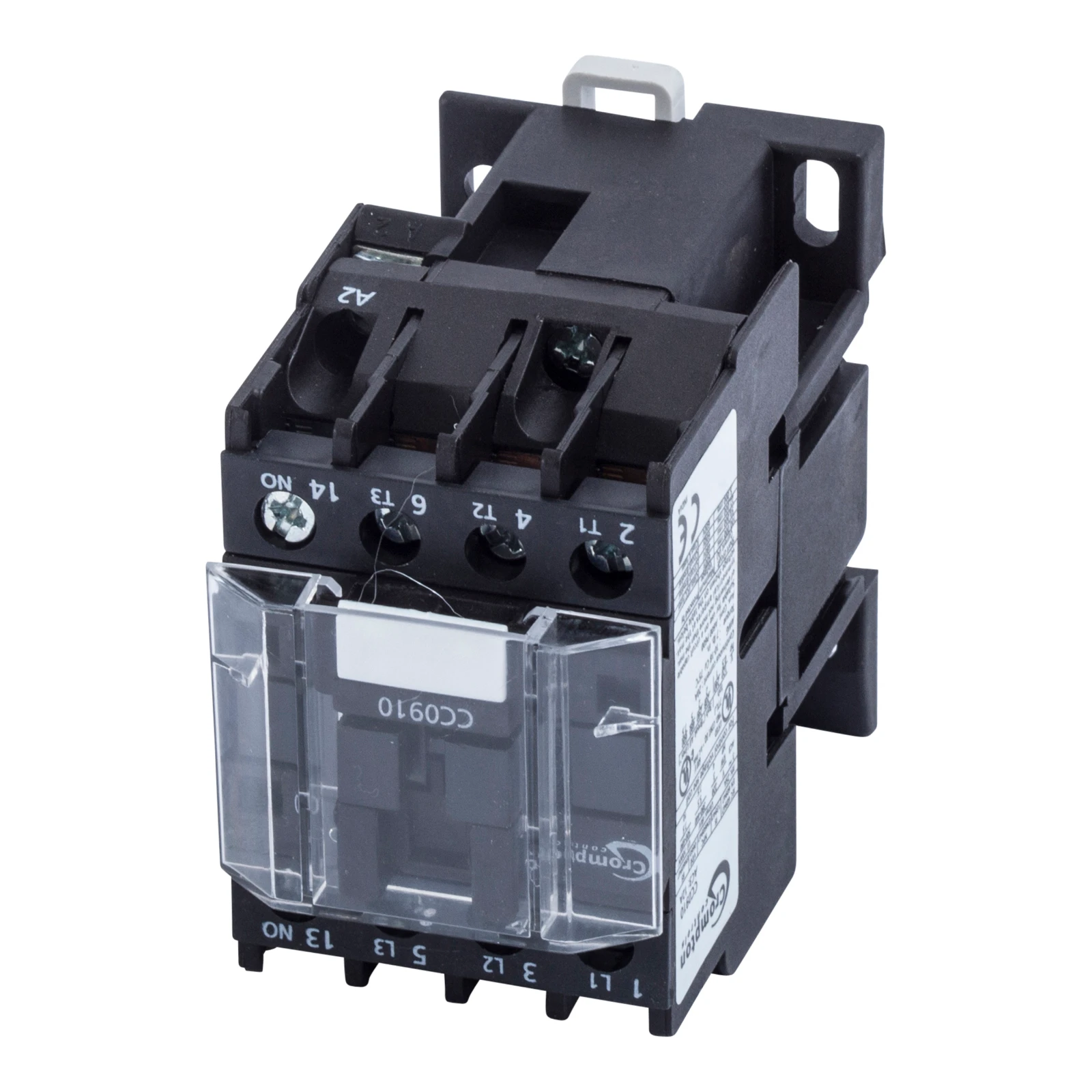 Newlec Contactor 3 Pole 1 Normally Open AC3 Rating 9A 400V AC Black - Image 3