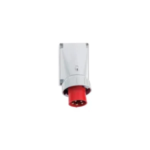 CEENorm Appliance Inlet Surface 3P+N+E IP67 63A 415V Red