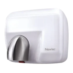 Newlec Hand+Face Dryer Automatic 2.3kw IP x 1 Die-Cast Metal White Enamel
