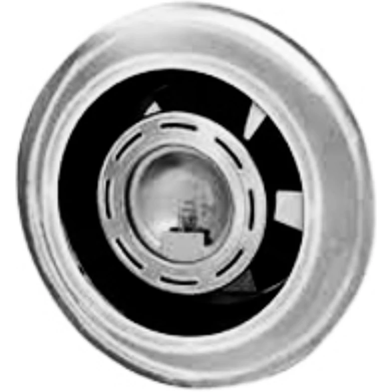 Manrose Fan Extractor Boat/Caravan Light 12V Dc 100mm Chrome - Image 2