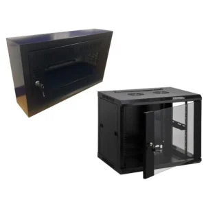 Comtec Wall Box Black 6U x 600mm x 300mm (Low Profile)