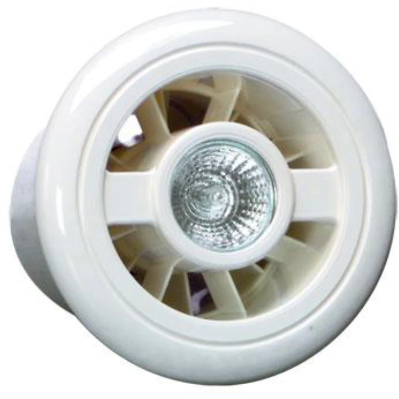 Vent-Axia Fan Luminair Hc/W Light&Humidistat 150X140X98mm Plastic White