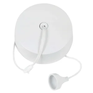 Hager Ceiling Switch 1 Way 6A White