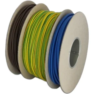 HellermannTyton Sleeving PVC Multireel 100m x 2mm 20M Blue & 20M Brown & 60M Green/Yellow