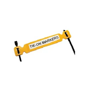 Cablecraft Cable Marker Tie On 80 x 15mm Yellow (pack=100)