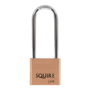 RSS (Rexel Site Supplies) 40mm Premium Brass 4 Pin With Stainless Steel Shackle With 2.5 Inch Shackle