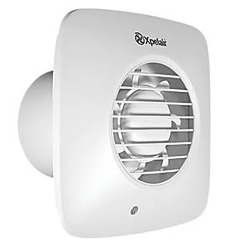 Xpelair Simply Silent DX150 Square Axial Extract Fan with Timer and Humidistat 241m³/h 150mm White - Image 2