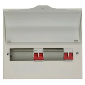Wylex 9 Way Dual Tariff Consumer Unit 100A Main Switch +5, 100A Main switch +4