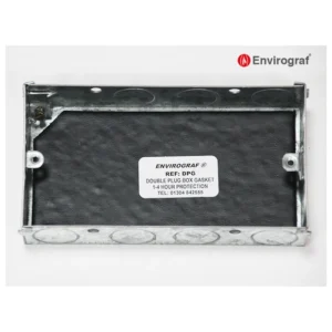 Envirograf Gasket Intumescent For 2 Gang Metal Backbox