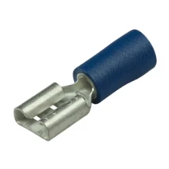 KrimpTerm Red 0.8 x 6.35mm Female Spade Disconnects