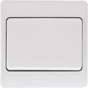 Click Scolmore Switch 1 Gang 2 Way Wide Rocker 10AX White