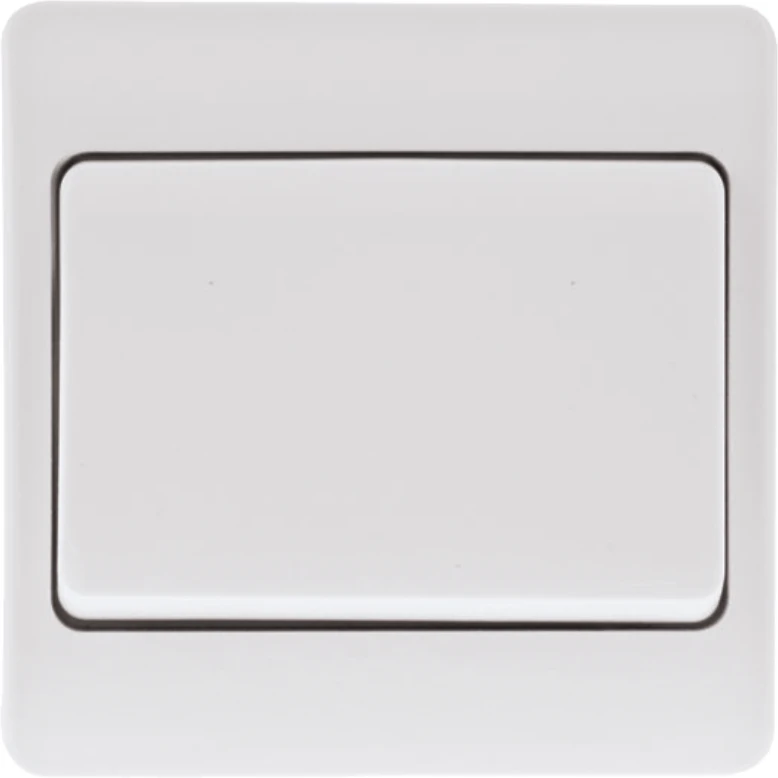 Click Scolmore Switch 1 Gang 2 Way Wide Rocker 10AX White