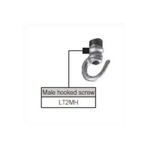 Legrand Salamandre Pre-Galvanised Steel Lighting Trunking Male Screwed Hook