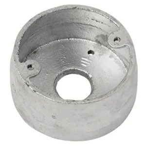 Newlec Steel Conduit Loop In Box 1 Hole Galvanised Steel