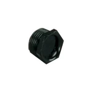 MK Electric Plug Screwed 20mm PVC-U Black