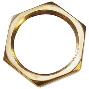 CMP Locknut Cable Gland 50mm Brass