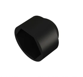 Metpro M10 Hex Nut Capsblack Pk100